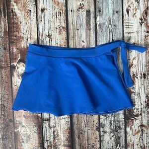 Xhilaration Swim Skirt Blue Coverup - S (6/6x)